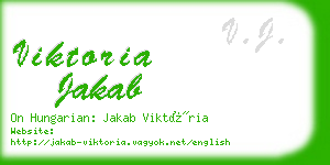 viktoria jakab business card